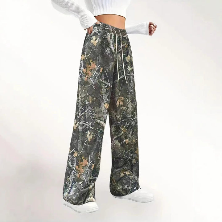 Damer Bred Camouflage-byxa Mirla-Eva Jonsson