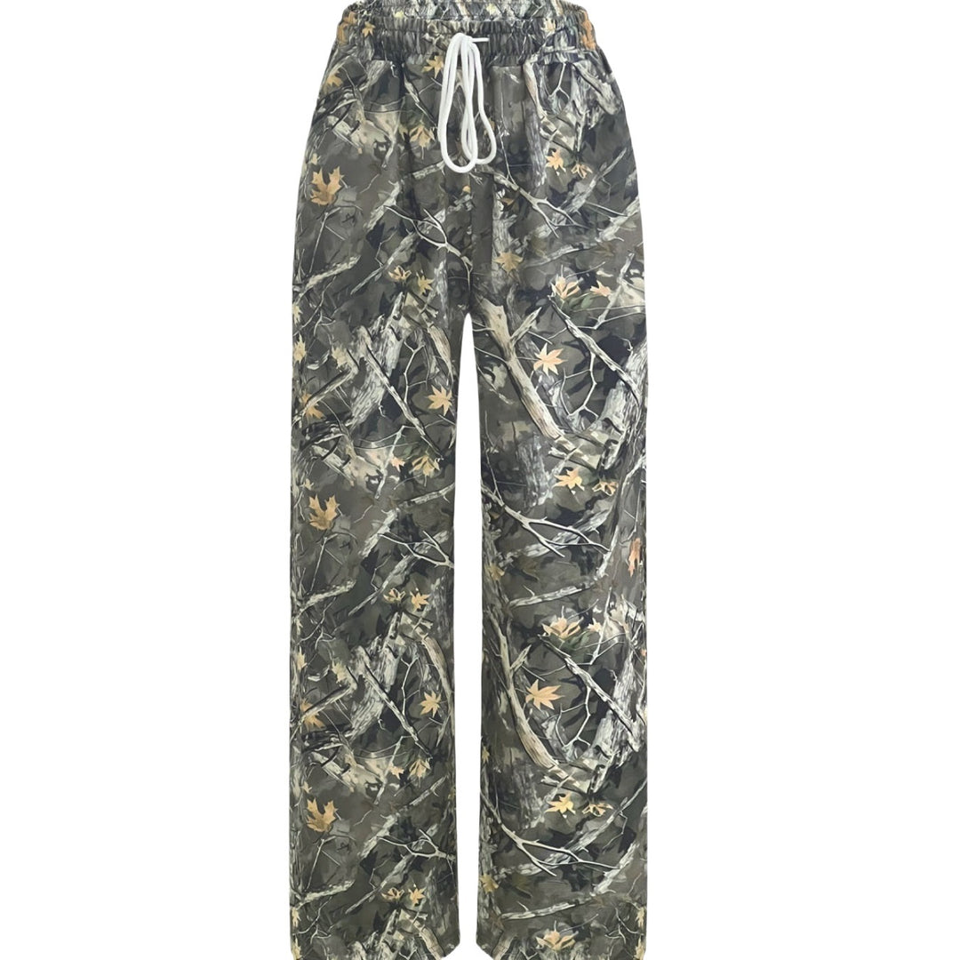 Damer Bred Camouflage-byxa Mirla-Eva Jonsson