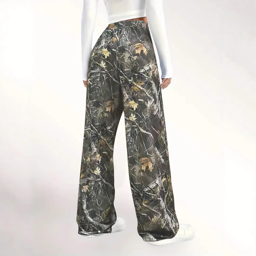 Damer Bred Camouflage-byxa Mirla-Eva Jonsson