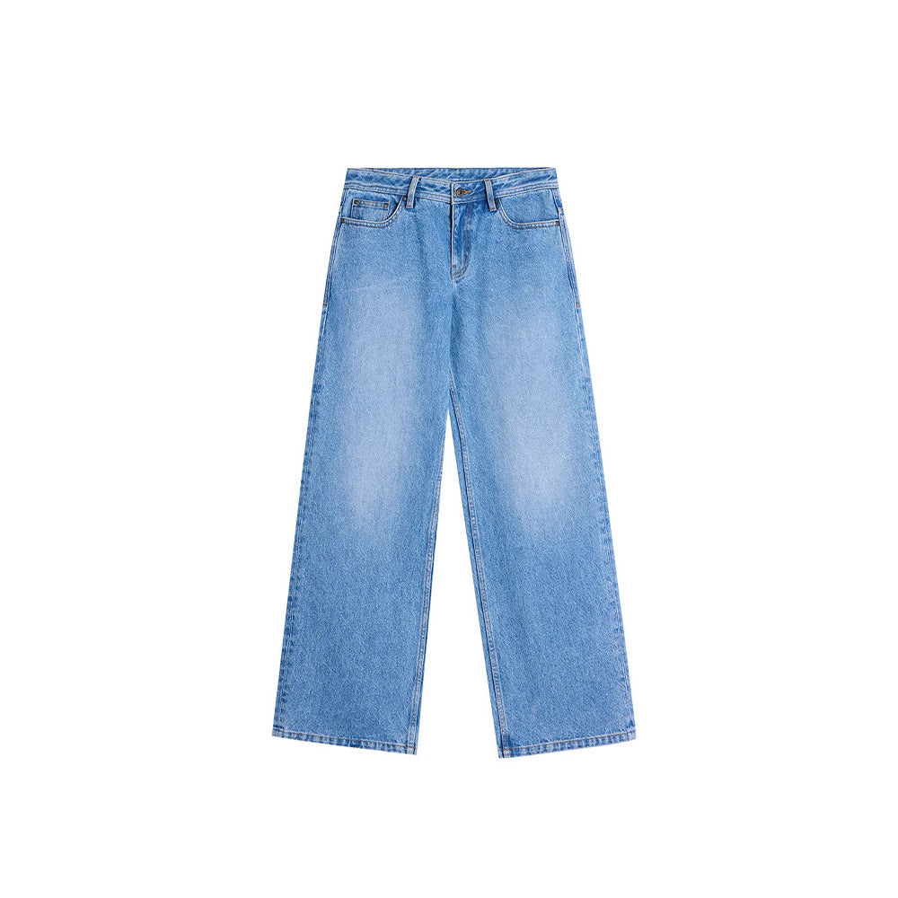Damer Bred Denim Jeans i Casual Fit Mirla-Eva Jonsson
