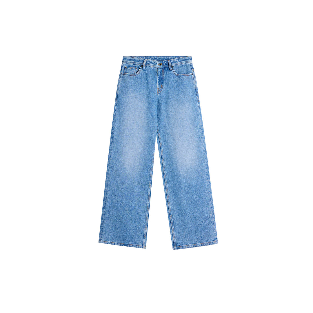 Damer Bred Denim Jeans i Casual Fit Mirla-Eva Jonsson