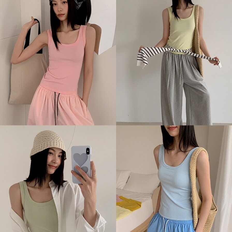 Damer Cami Tank Top Axelbandslös Elegant-Eva Jonsson