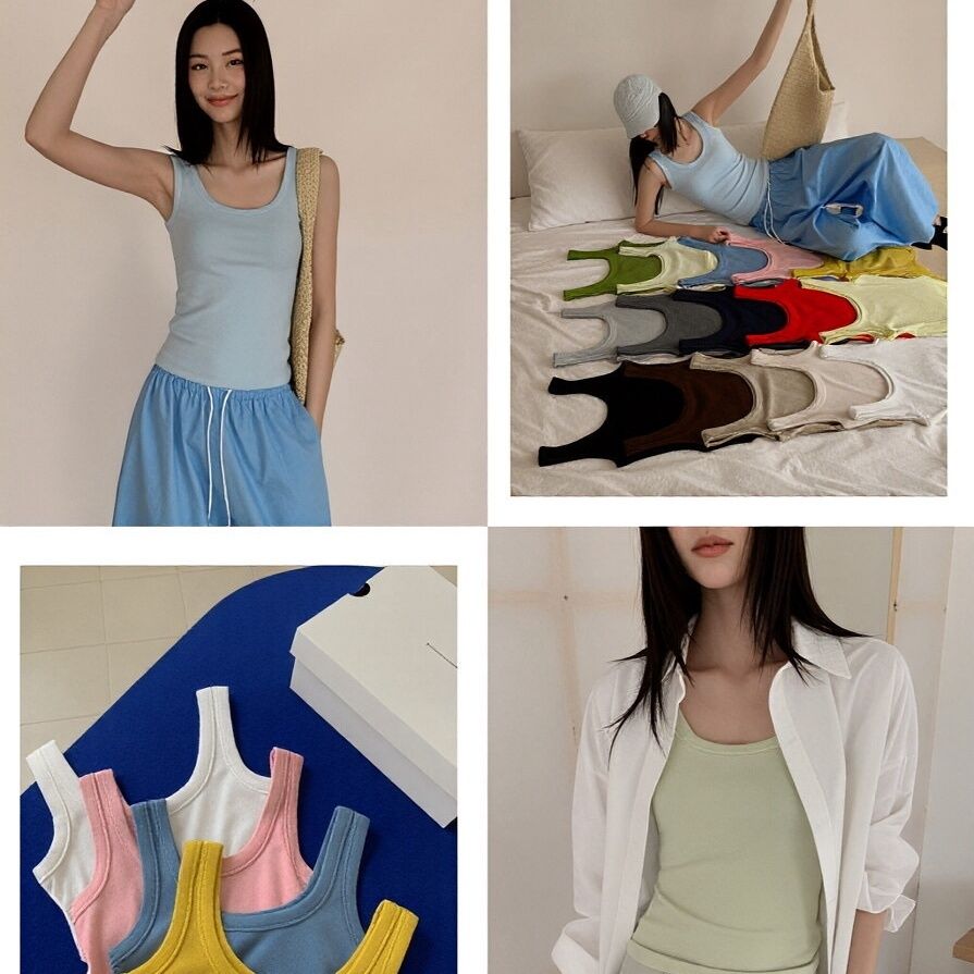 Damer Cami Tank Top Axelbandslös Elegant-Eva Jonsson