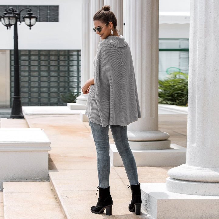 Damer Cape-tröja med strukturerad design och vid passform Mirla-Eva Jonsson