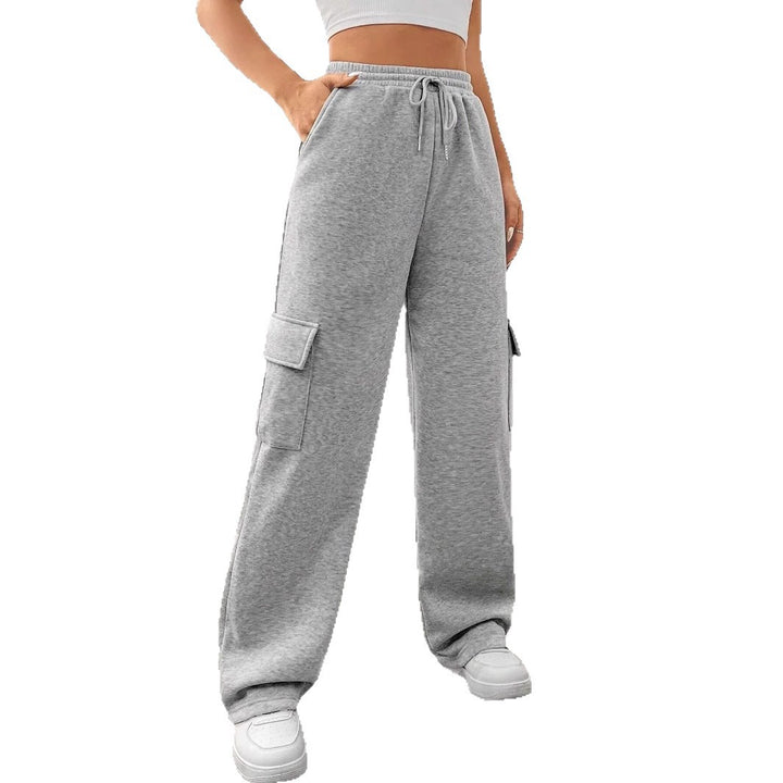 Damer Cargo-Joggingbyxor med elastisk midja och praktiska sidofickor Eva Jonsson-Eva Jonsson