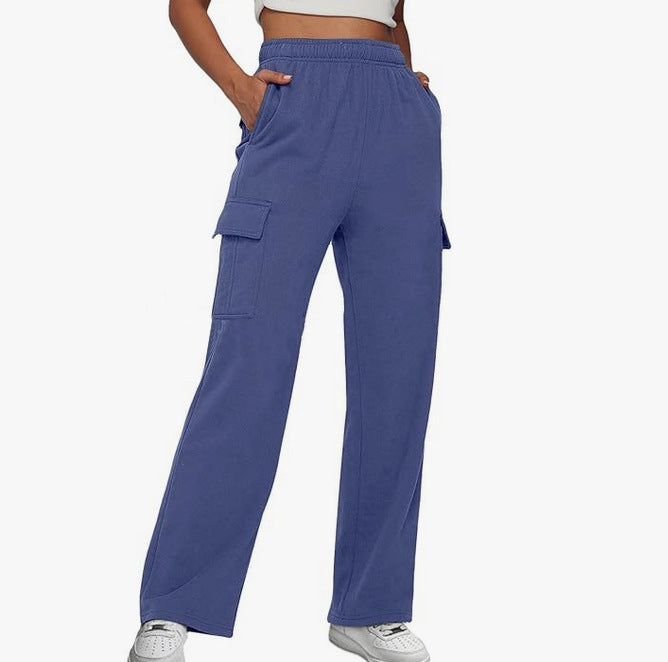 Damer Cargo-Joggingbyxor med elastisk midja och praktiska sidofickor Mirla-Eva Jonsson