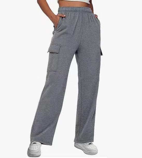 Damer Cargo-Joggingbyxor med elastisk midja och praktiska sidofickor Mirla-Eva Jonsson