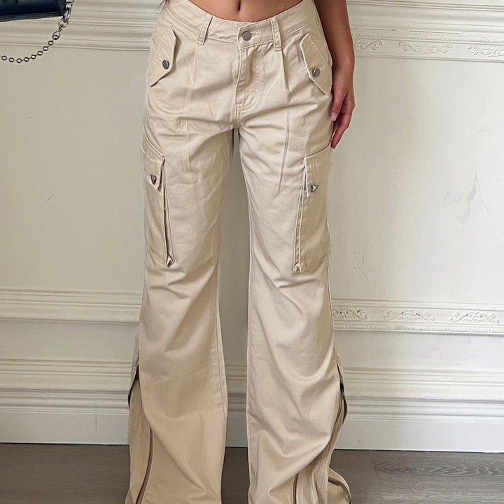 Damer Cargo-byxor med vid passform och praktiska sidofickor Mirla-Eva Jonsson