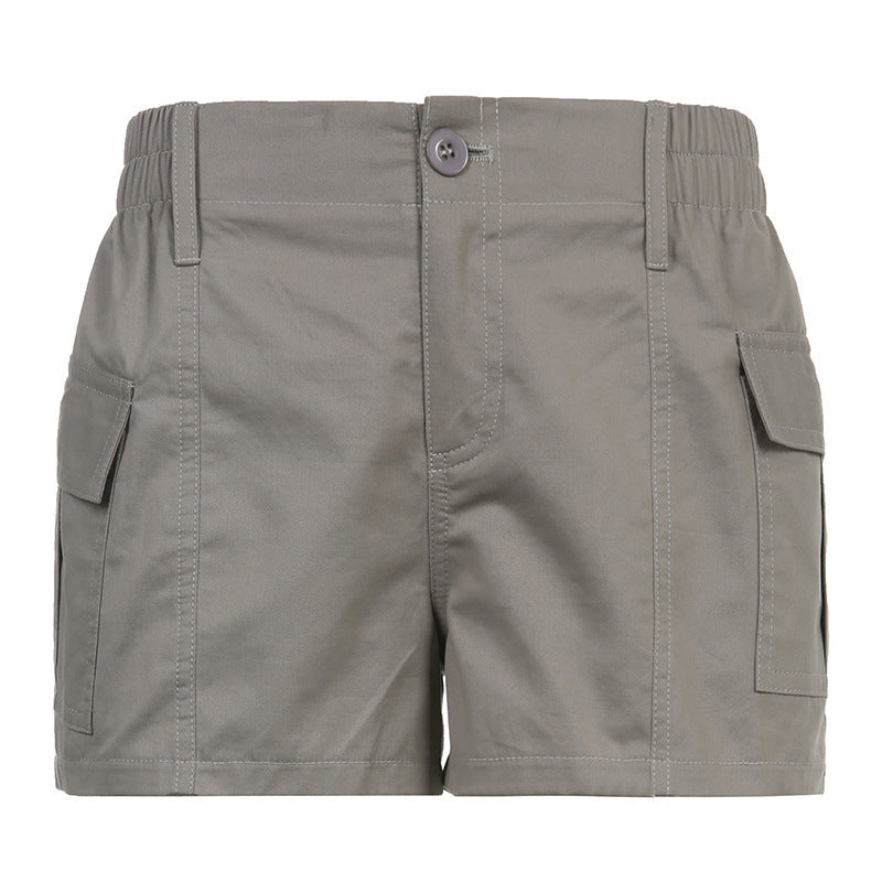 Damer Cargo-shorts med elastisk midja och praktiska sidofickor Mirla-Eva Jonsson