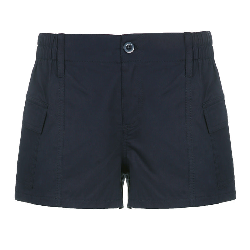 Damer Cargo-shorts med elastisk midja och praktiska sidofickor Mirla-Eva Jonsson