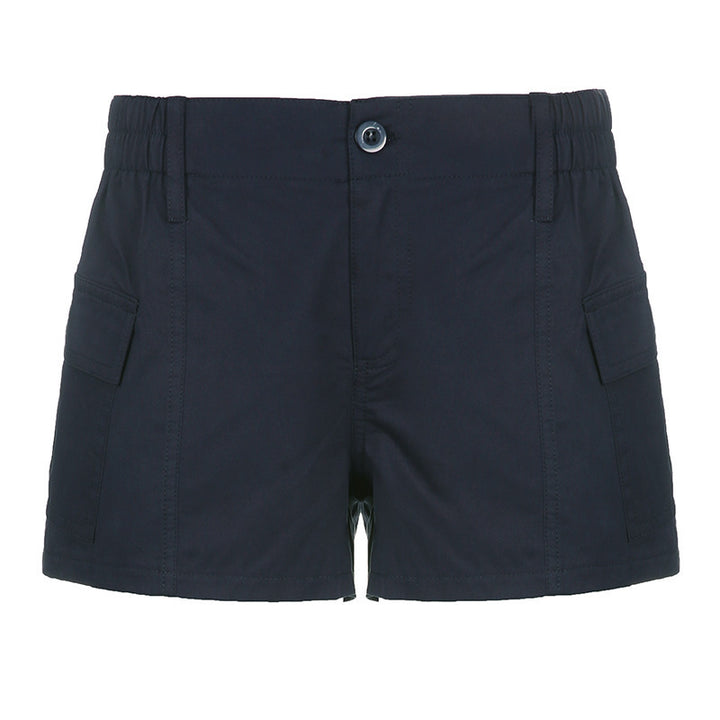 Damer Cargo-shorts med elastisk midja och praktiska sidofickor Mirla-Eva Jonsson