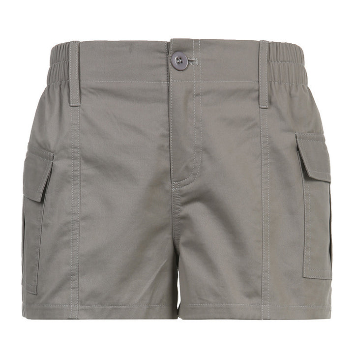 Damer Cargo-shorts med elastisk midja och praktiska sidofickor Mirla-Eva Jonsson