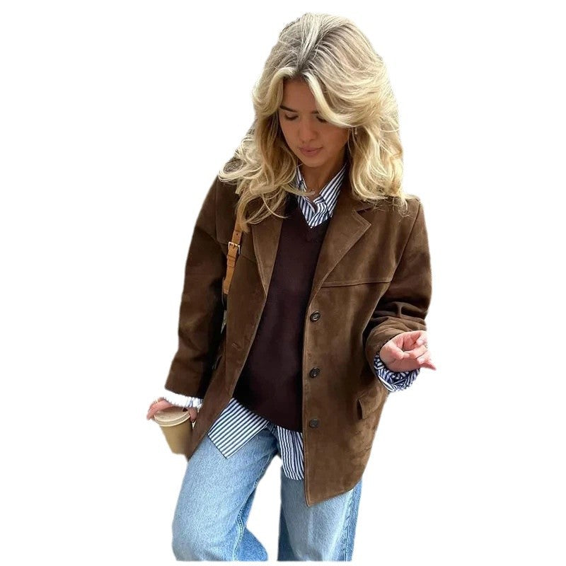 Damer Casual Mockakjacka i Oversized-stil Mirla-Eva Jonsson