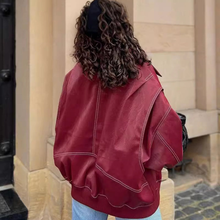 Damer Casual Övergångsjacka med modern skärning och markanta sömmar Mirla-Eva Jonsson
