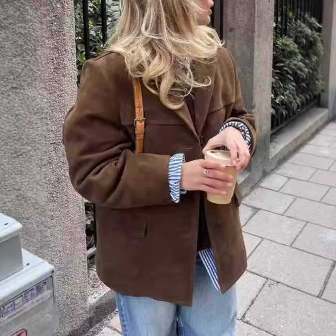 Damer Casual Oversize Jacka Mirla-Eva Jonsson