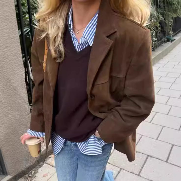 Damer Casual Oversize Jacka Mirla-Eva Jonsson