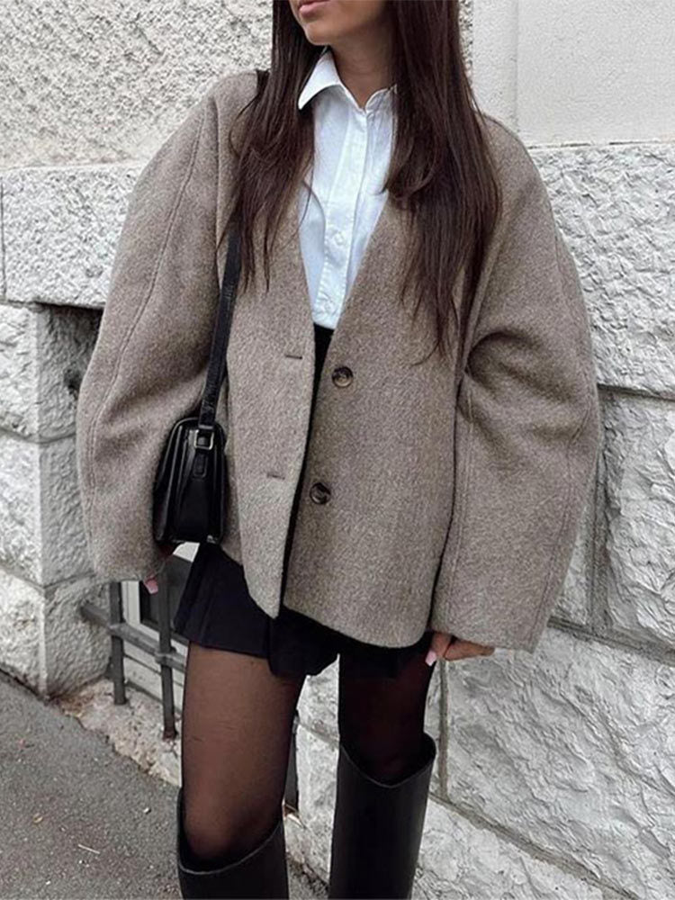 Damer Casual Oversize Jacka Mirla-Eva Jonsson