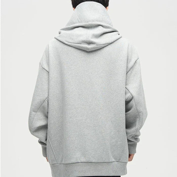 Damer Casual Oversized Hoodie med hög krage Eva Jonsson-Eva Jonsson