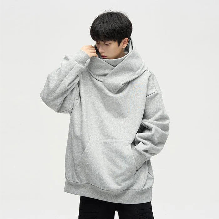 Damer Casual Oversized Hoodie med hög krage Eva Jonsson-Eva Jonsson