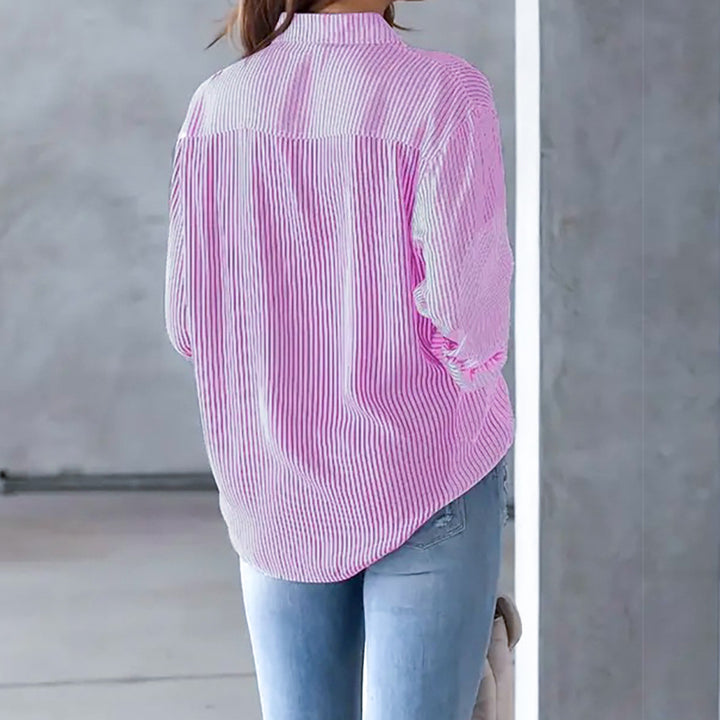 Damer Casual Randig Blus Topp Mirla-Eva Jonsson