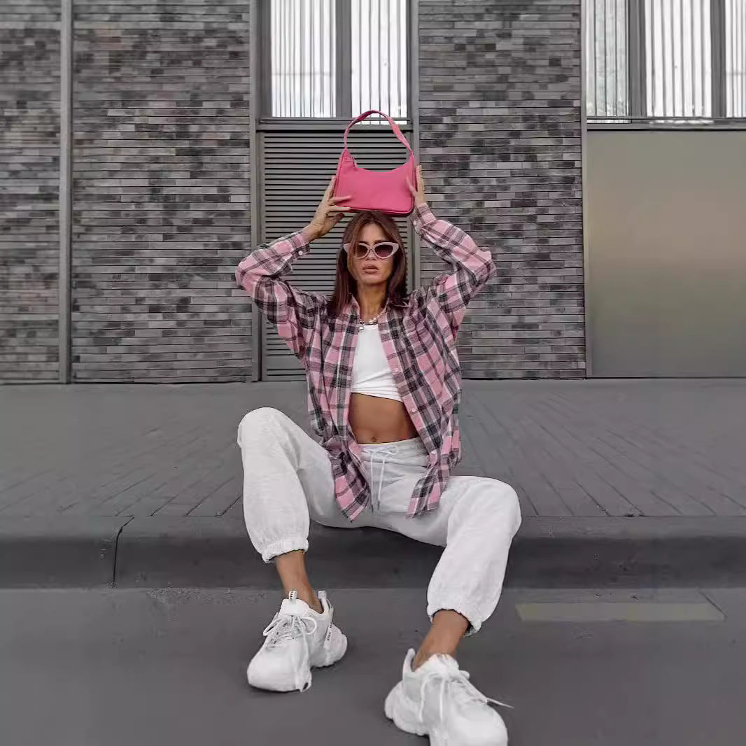 Damer Casual Rutigt Skjortblus Mirla-Eva Jonsson