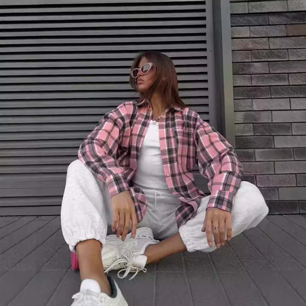 Damer Casual Rutigt Skjortblus Mirla-Eva Jonsson