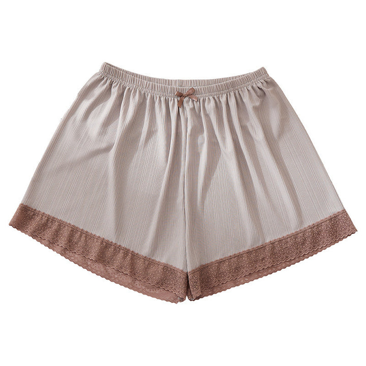 Damer Casual Shorts med dekorativt spetsband Mirla-Eva Jonsson