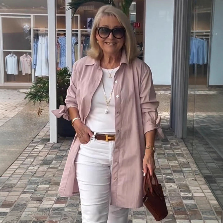 Damer Casual Skjortjacka i modern passform Mirla-Eva Jonsson