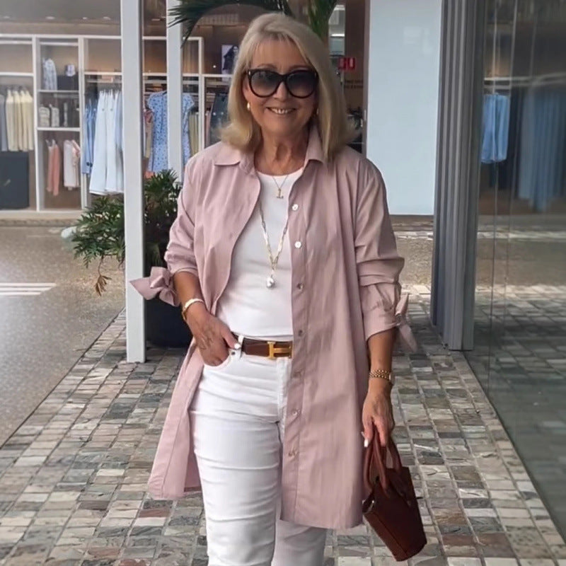 Damer Casual Skjortjacka i modern passform Mirla-Eva Jonsson