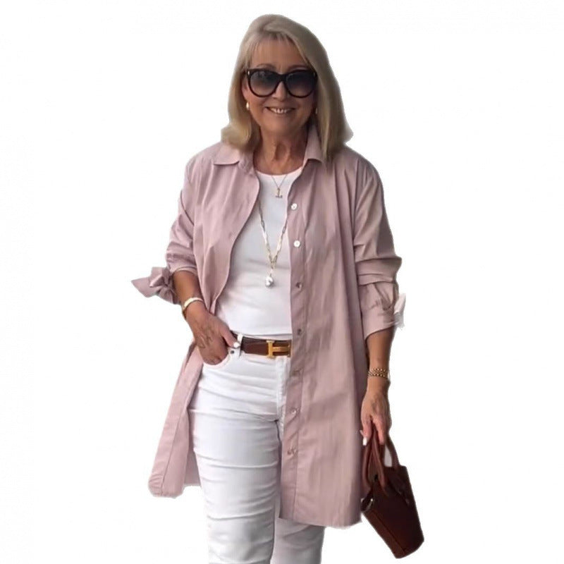 Damer Casual Skjortjacka i modern passform Mirla-Eva Jonsson