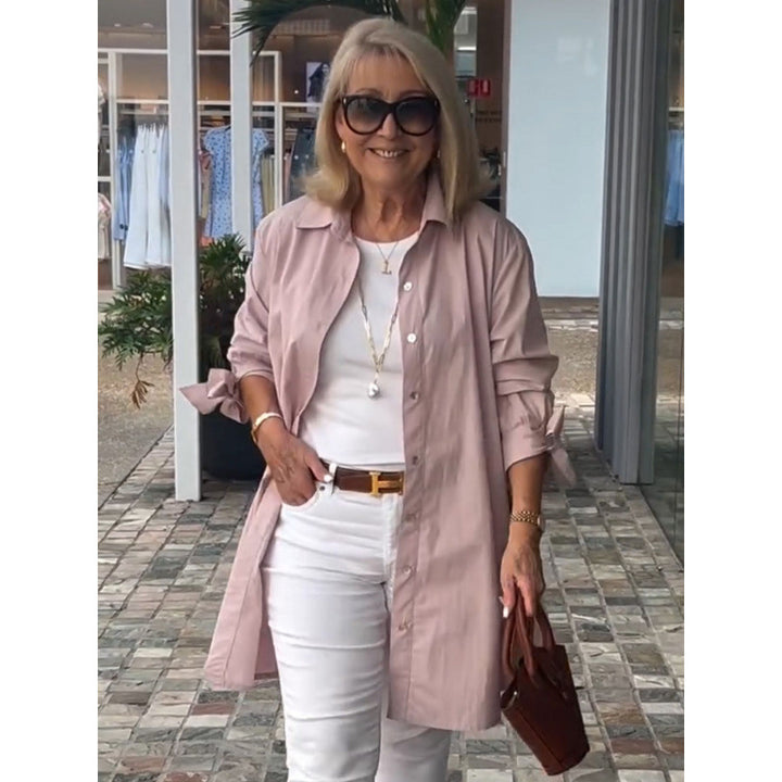 Damer Casual Skjortjacka i modern passform Mirla-Eva Jonsson