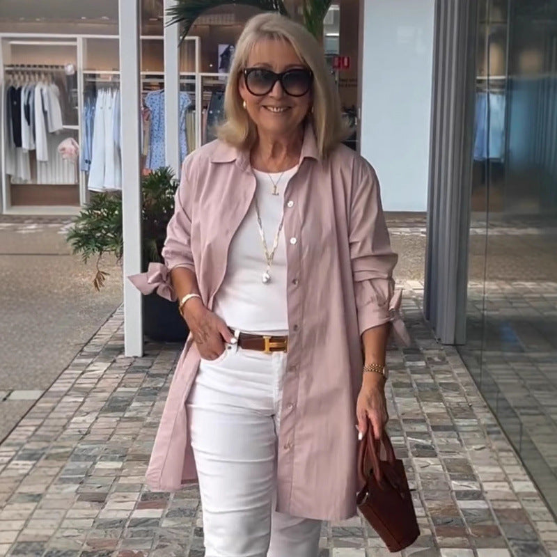 Damer Casual Skjortjacka i modern passform Mirla-Eva Jonsson