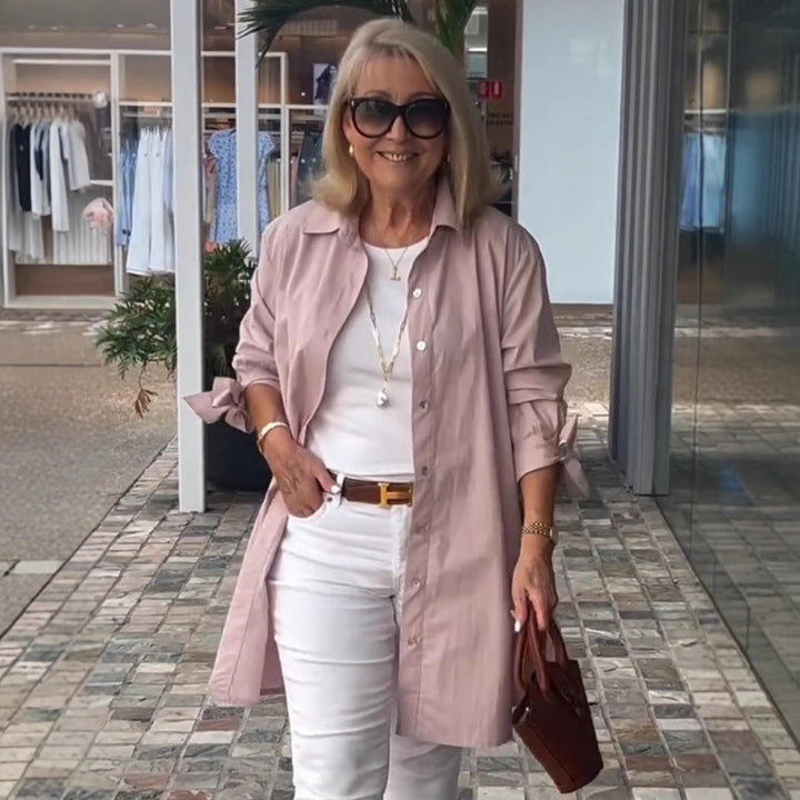 Damer Casual Skjortjacka i modern passform Mirla-Eva Jonsson