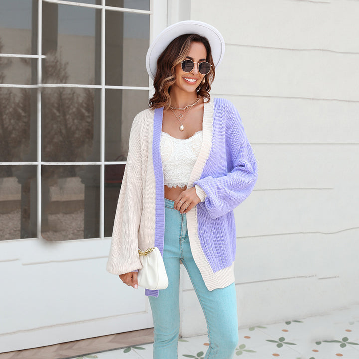 Damer Casual Stickad Cardigan med Vida Ärmar Mirla-Eva Jonsson