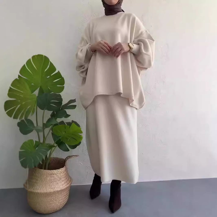 Damer Casual Sweatset med lös passform och bekväma fickor Eva Jonsson-Eva Jonsson
