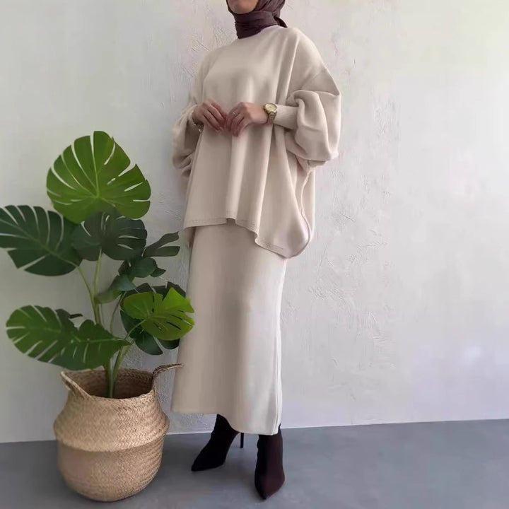 Damer Casual Sweatset med lös passform och bekväma fickor Eva Jonsson-Eva Jonsson