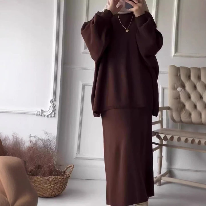 Damer Casual Sweatset med lös passform och bekväma fickor Eva Jonsson-Eva Jonsson