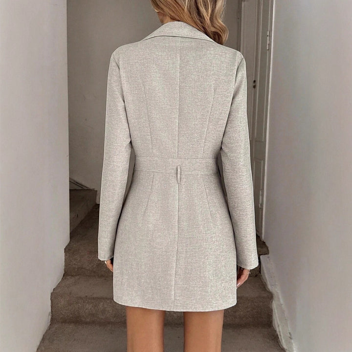 Damer Chic Klänning med knapplås och midjebälte Mirla-Eva Jonsson