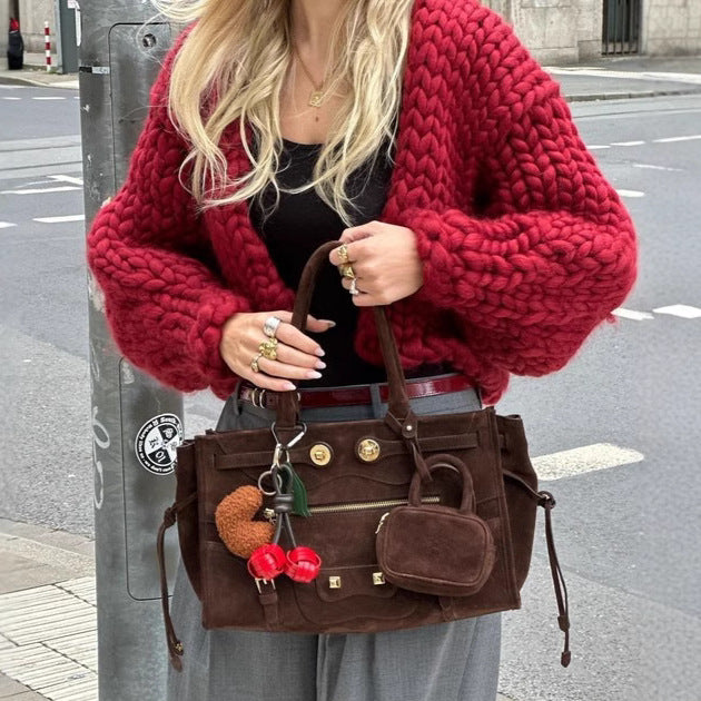 Damer Chunky Cardigan Mirla-Eva Jonsson