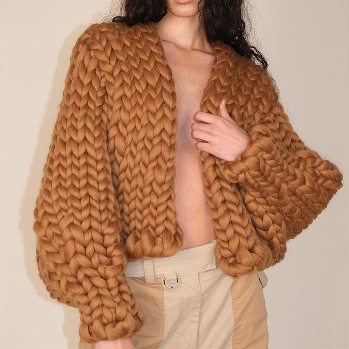 Damer Chunky Cardigan Mirla-Eva Jonsson