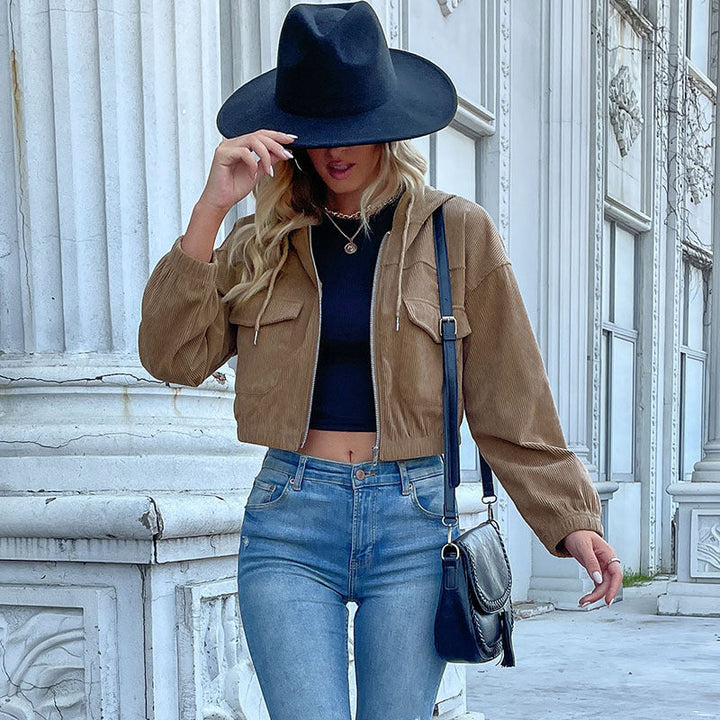 Damer Cordjacka med Lätt snitt och Praktiska fickor Mirla-Eva Jonsson