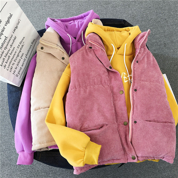 Damer Corduroy Puffer Väst Mirla-Eva Jonsson