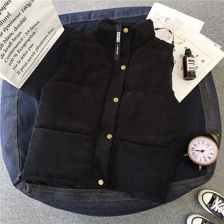 Damer Corduroy Puffer Väst Mirla-Eva Jonsson