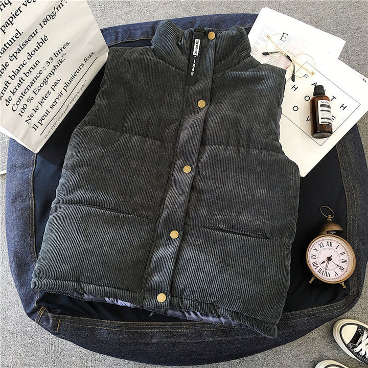 Damer Corduroy Puffer Väst Mirla-Eva Jonsson