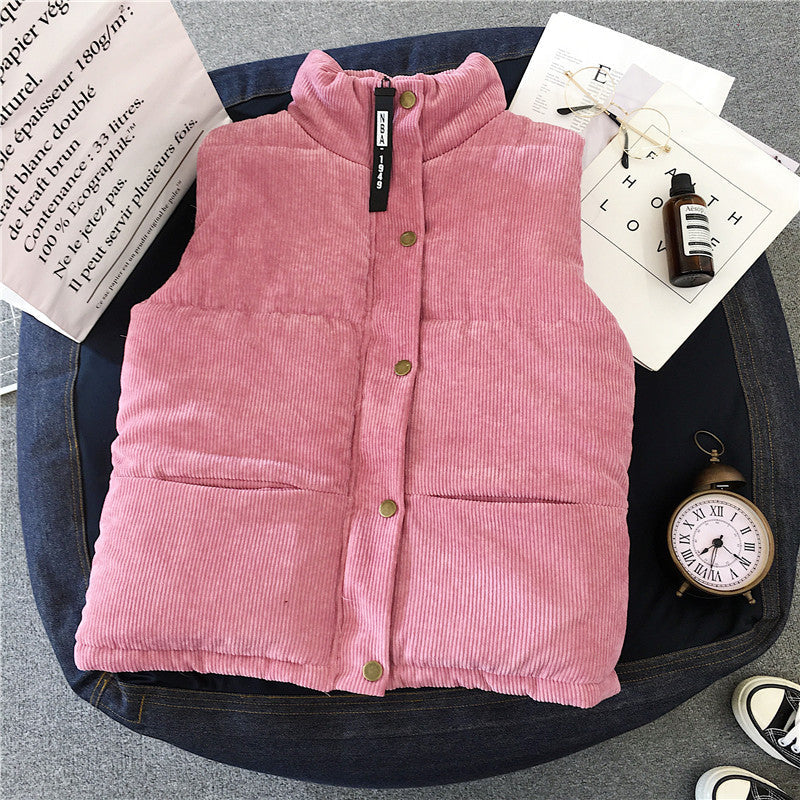 Damer Corduroy Puffer Väst Mirla-Eva Jonsson