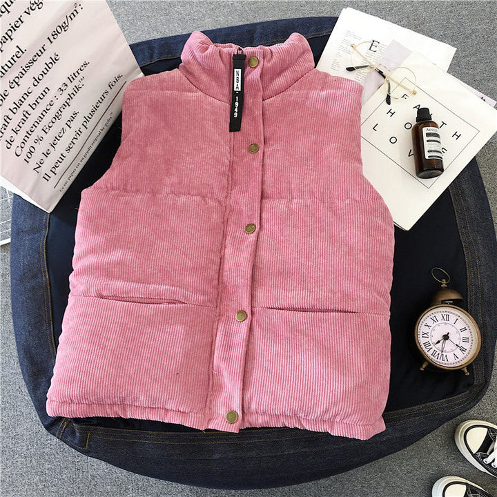 Damer Corduroy Puffer Väst Mirla-Eva Jonsson