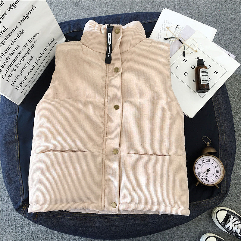 Damer Corduroy Puffer Väst Mirla-Eva Jonsson