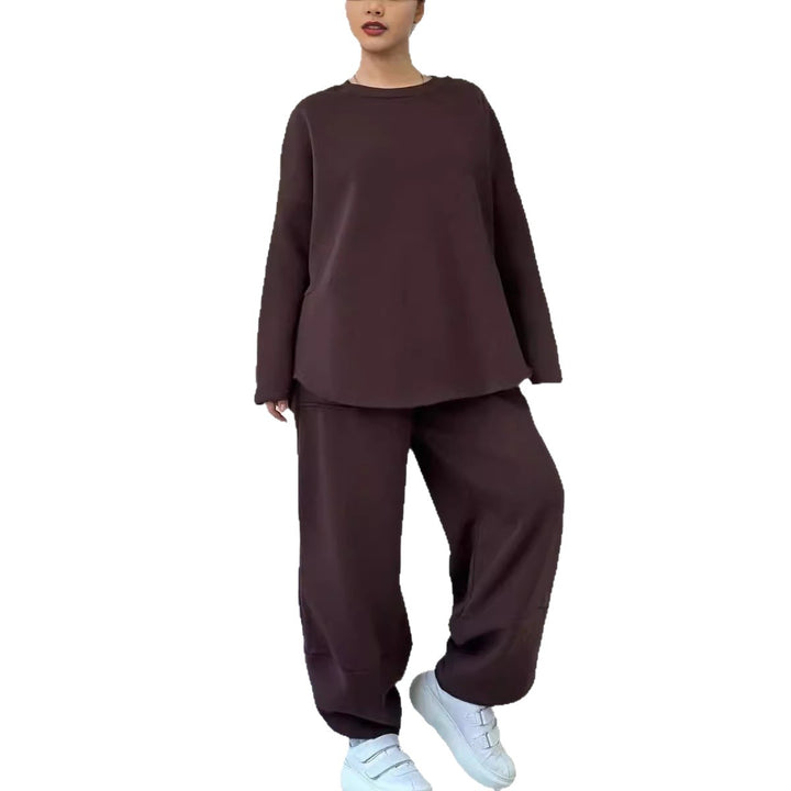 Damer Cozy Oversized Sweatset med rymliga fickor och behaglig passform Mirla-Eva Jonsson