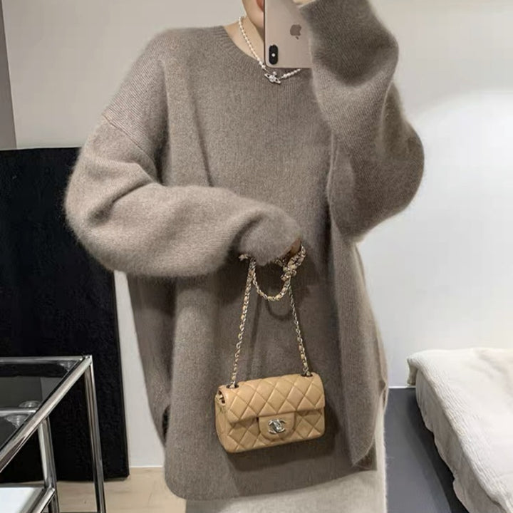 Damer Cozy Oversized Tröja gjord av mjukt material Mirla-Eva Jonsson