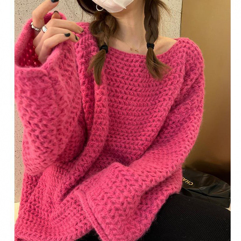Damer Cozy Oversized Tröja gjort av chunky knit Mirla-Eva Jonsson